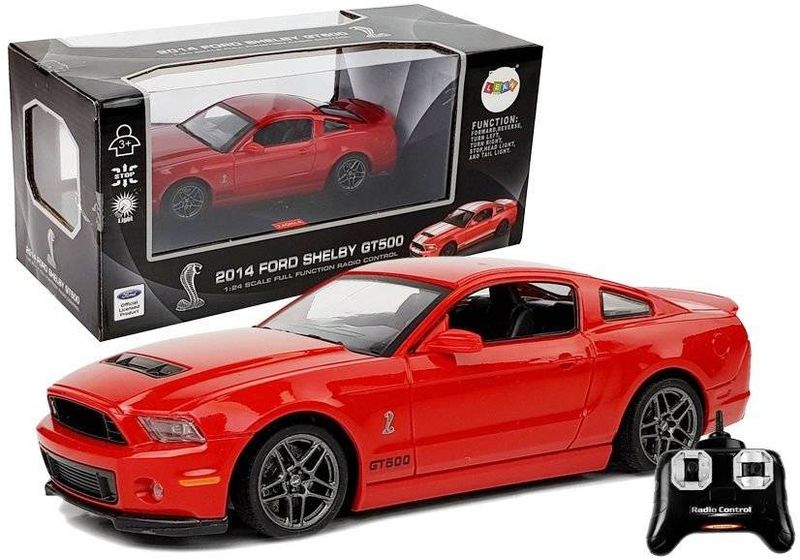 Auto Zdalnie Sterowane Ford Shelby GT500 Czerwony 2.4 G zdjęcie 1