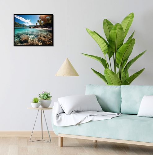 Plakat 50x40cm Odosobniony Raj na Arena.pl