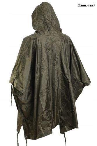 PELERYNA PRZECIWDESZCZOWA PONCHO Pałatka MIL-TEC RIP-STOP OLIVE +Gratis na Arena.pl