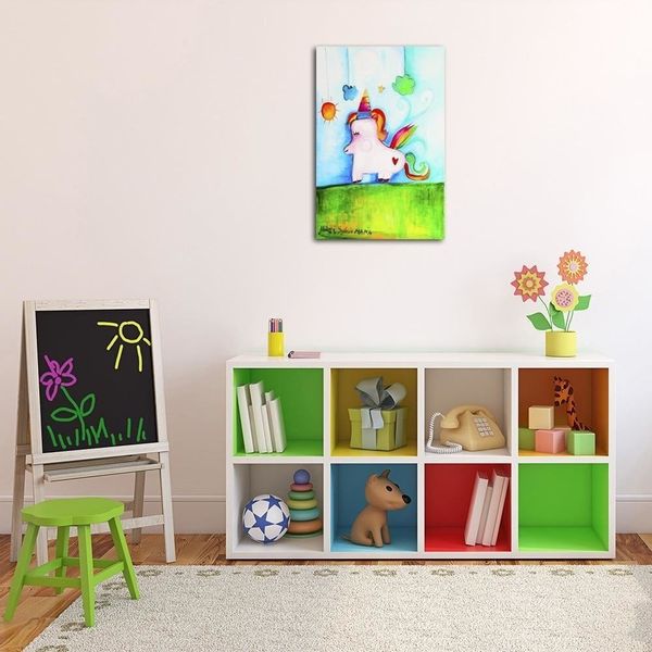 Emaga Obraz na płótnie, Jednorożec - 40x60 zdjęcie 2