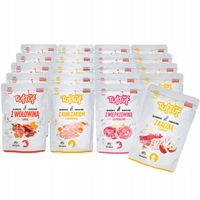 Mokra karma dla psa, saszetki 20 szt. x 500g, zestaw Tuf Tuf mix smaków