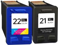 Zestaw tuszy do HP 21 XL + HP 22 XL F2180 F2280 F4180 D1560 1415 1410