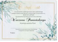 Certyfikat Przyszła Panna Młoda Wieczór Panieński + Antyrama