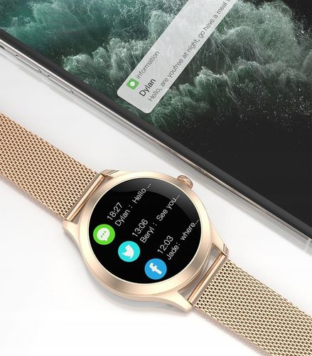 Zegarek SMARTWATCH PREZENT dla dziewczynki NA KOMUNIĘ wielofunkcyjny na Arena.pl