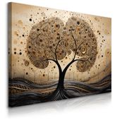 Obraz Canvas Do Sypialni Abstrakcja Drzewo Wzory Geometryczne 70cm x 50cm