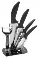 NOŻE CERAMICZNE Zestaw NOŻY Kuchennych 6el Obieraczka Ceramiczna 6015