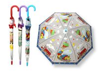 parasol składany dziecięcy foliowy laska 8 drutów (śr. 80 cm, dł. 65