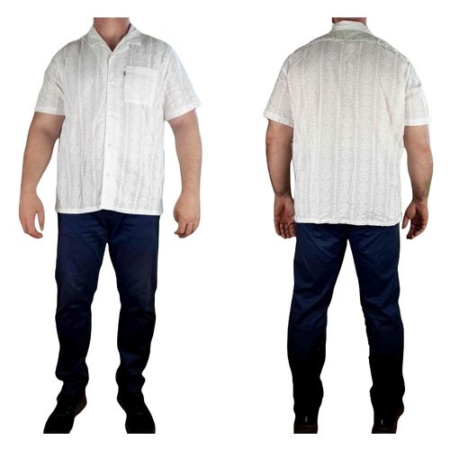 Męska koszula Levi's -Sunset Camp Shirt Relaxed 726250074 biała Levis - XL na Arena.pl