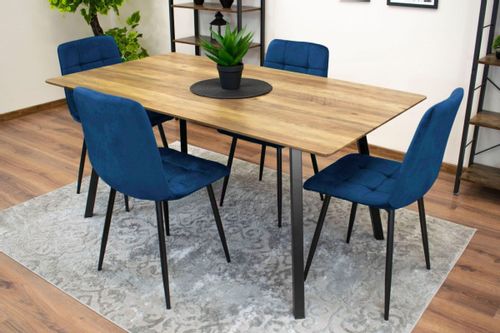 Krzesło KARA - granat aksamit x 2 na Arena.pl