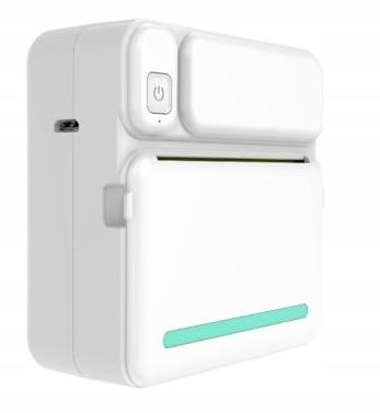 MINI DRUKARKA TERMICZNA DO ZDJĘĆ NOTATEK ETYKIET + 13 ROLEK GRATIS NAKLEJKI na Arena.pl