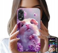 ETUI DO OPPO A78 4G - SŁODKI CHOMIK, GRYZONIE WZORY DLA DZIECI