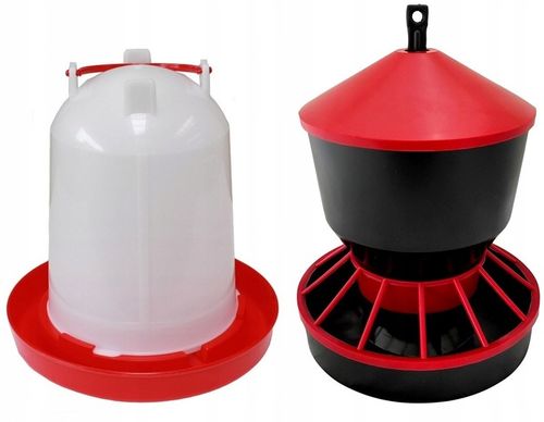 POIDŁO KARMNIK DLA DROBIU KUR GĘSI KACZEK 6L 6KG na Arena.pl