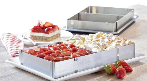 forma regulowana rant do ciast tortów kinghoff kh-1907 prostokątna na Arena.pl