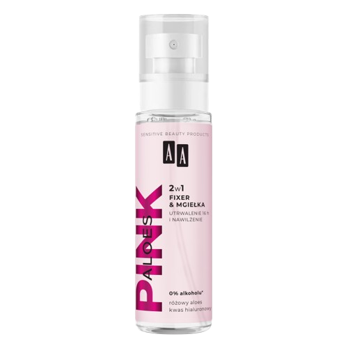 AA Pink Aloes Make-up spray 2w1 utrwalający 100ml na Arena.pl