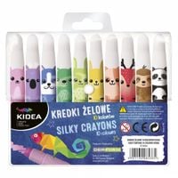 kredki żelowe 10kol kidea 5385
