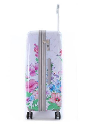 Walizka duża ELLE Flower biała na Arena.pl