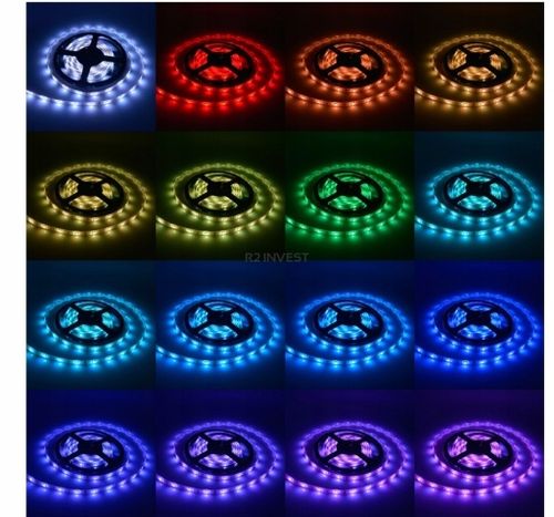 ZESTAW 5 METRÓW TAŚMY LED RGB + pilot na Arena.pl