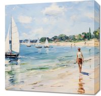 Obraz 50x50cm Życie na Brzegu