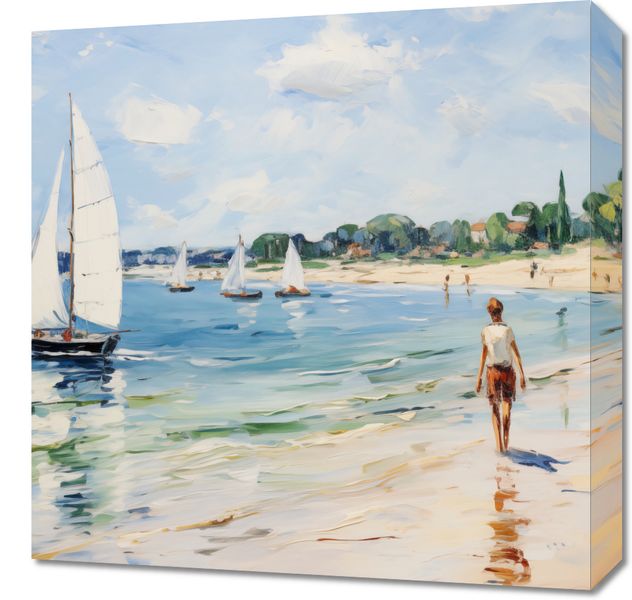 Obraz 50x50cm Życie na Brzegu zdjęcie 1