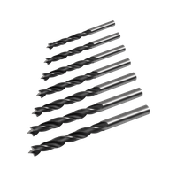 Zestaw wierteł do drewna 7 sztuk Rebel