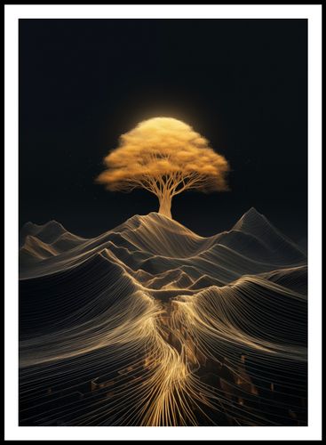 Plakat 64x90cm Drzewo Energii na Arena.pl