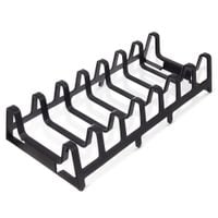 Stojak na Pokrywki Talerze Organizer Kuchenny do Szuflady Szafki Czarny