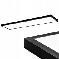 PANEL LED SUFITOWY 120x30 50W NATYNKOWY CZARNY CCD