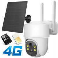 KAMERA SOLARNA NA KARTĘ SIM 4G LTE GSM 2K 3MP PTZ