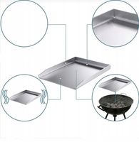 PŁYTA GRILLOWA ZE STALI 30X40 UNIWERSALNA