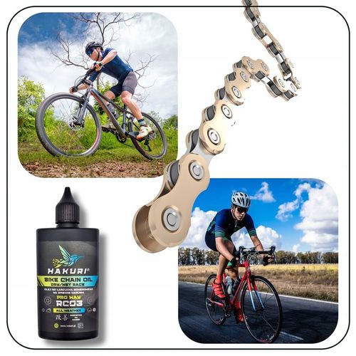 SMAR do ŁAŃCUCHA rowerowego ZESTAW warunki SUCHE MOKRE ZMIENNE + 4 Szczotki na Arena.pl