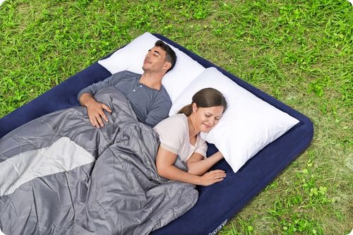 MATERAC DMUCHANY DO SPANIA BESTWAY z POMPKĄ ŁÓŻKO DMUCHANE 2os. na Arena.pl