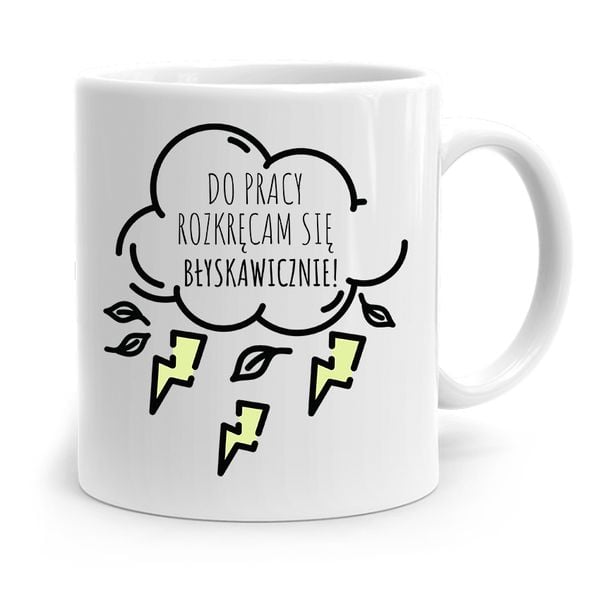 Dla Pracownika Robotnika Kubek Błyskawicznie Z Nadrukiem Ze Zdjęciem zdjęcie 1