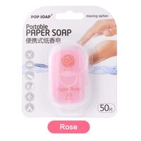 Płytka mydła podróżne z zapachem Rose