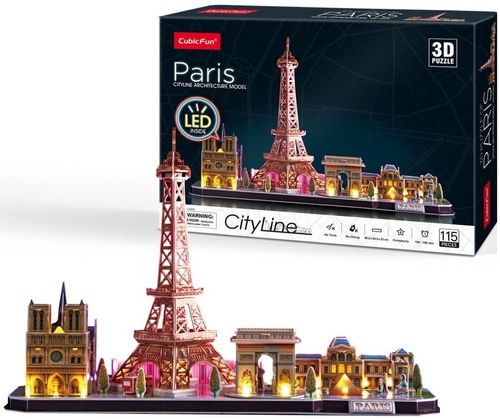 Puzzle 3D City Line Paryż L525H 5256 na Arena.pl