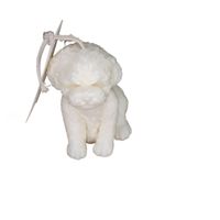 Świeca Dekoracyjna Pies Biała Sojowa Naturalna Ekologiczna Na Prezent