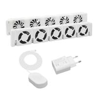 Wentylator grzejnikowy smart 5-wentylatorowy magnetyczny heat booster 1 szt