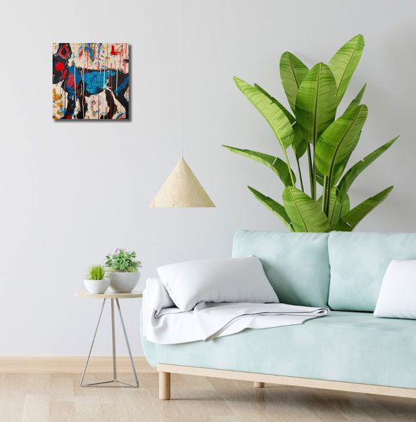 Obraz 30x30cm Miejski Pies zdjęcie 2