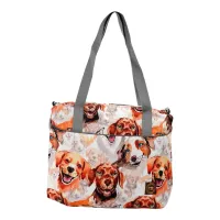 Torbo Plecak Damski 2w1 - Psy Akwarela