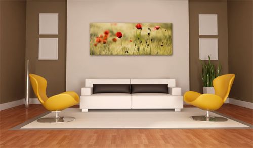 Obraz - Wiosenne maki Rozmiar - 120x40 na Arena.pl