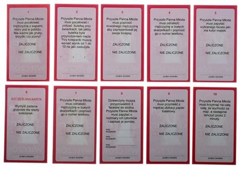 Wieczór Panieński Gra Imprezowa Karty Z Zadaniami na Arena.pl