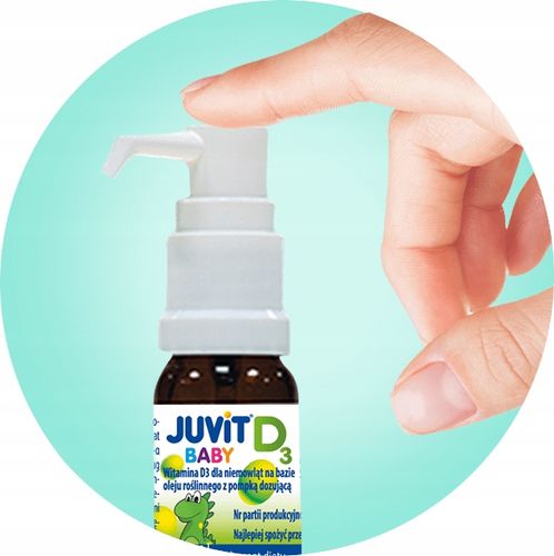 JUVIT BABY D3 Krople doustne z pompką 10 ml na Arena.pl
