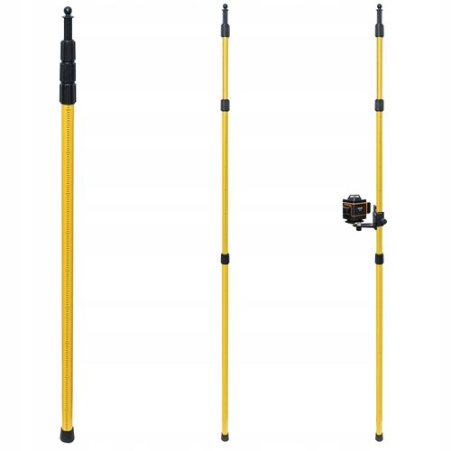 TYCZKA TELESKOPOWA STATYW 2,85m DO LASERA + ADAPTER DO SKOSÓW na Arena.pl