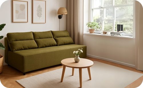 Zestaw KIMO funkcja spania sofa fotele Family Meble c. szary Ramona welur na Arena.pl