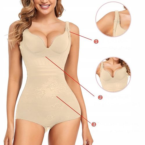 BODY damskie WYSZCZUPLAJĄCE brzuch GORSET majtki Mocno modelujące Wygodne na Arena.pl