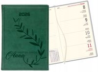 Kalendarz A6 2026 TYGODNIOWY KIESZONKOWY grawer Z IMIENIEM DLA BABCI