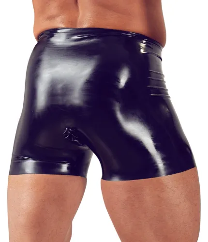 late x spodenki lateksowe czarny model xl z anatomiczną osłoną na Arena.pl