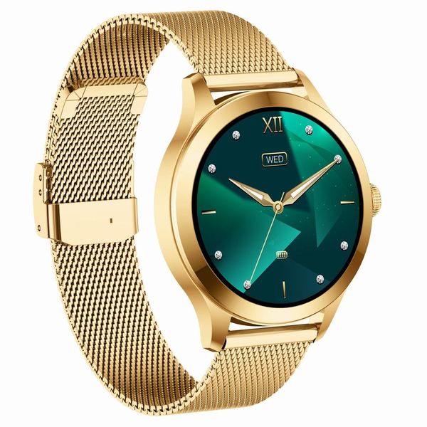 smartwatch gravity biało złoty 2 paski gt25-2 pro zdjęcie 8