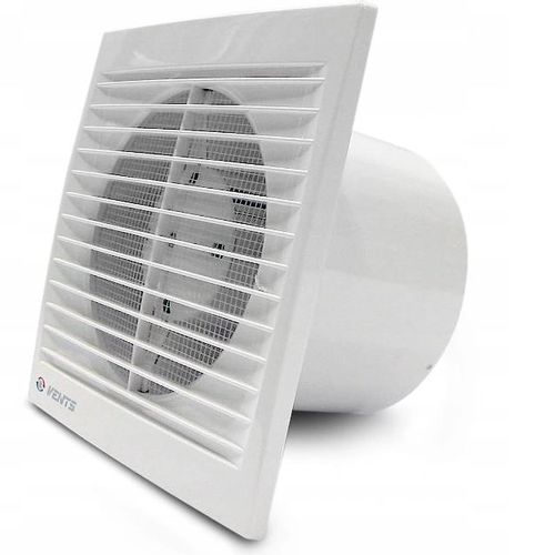 Wentylator domowy ścienny biały wyłącznik czasowy fi 125 230V 16W 180m3/h 35dB VENTS na Arena.pl