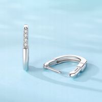 Kolczyki Srebrne PRÓBA 925 SREBRO z Cyrkoniami Angielskie Zapiecie Damskie