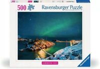 Edukacyjna UKŁADANKA Zestaw Puzzli PUZZLE Rozwijające Aurora ZORZA POLARNA